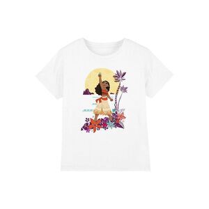 Moana Childrens/Kids Heart Sunset T-Shirt / White